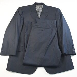 Studio Milano 42S 38x28 Navy Blue Mens Jacket Pants Suit